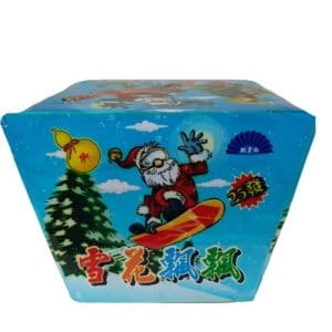 雪花飄飄(扇形煙火25發)